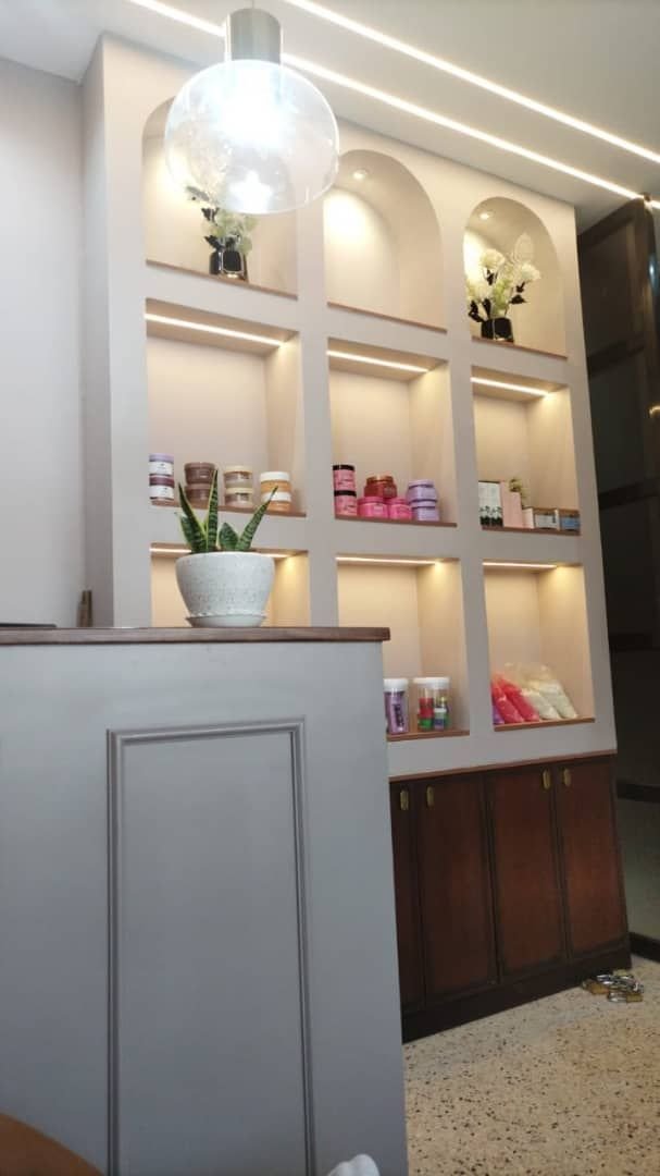 Product display at IVY Skin & Wellness