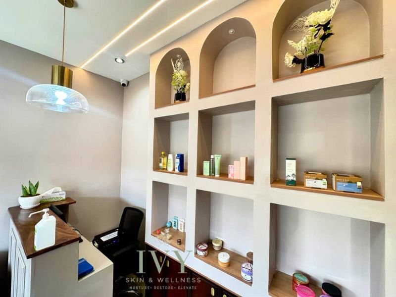 Reception lounge at IVY Skin & Wellness
